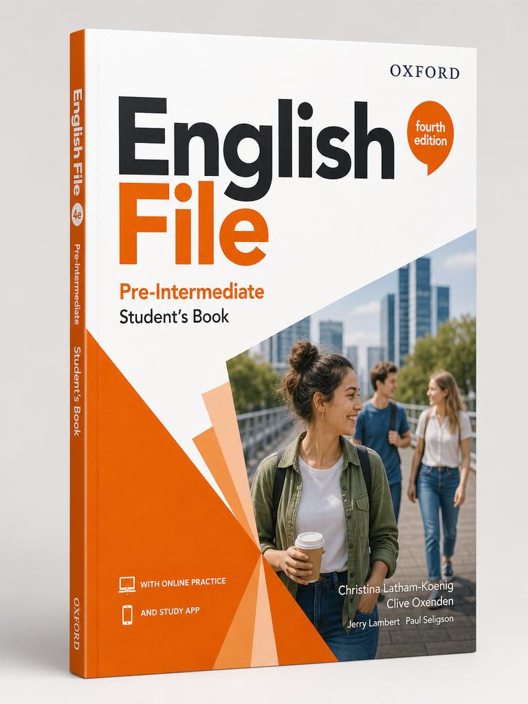 غلاف كتاب English File Pre-Intermediate Student's Book – الطبعة الخامسة